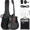GLARRY Acoustic Electric Guitar AEG Black 70 Review Perfect Beginner Kit with Amp GLARRY Acoustic Electric Guitar AEG Black 70 Review Perfect Beginner Kit with Amp