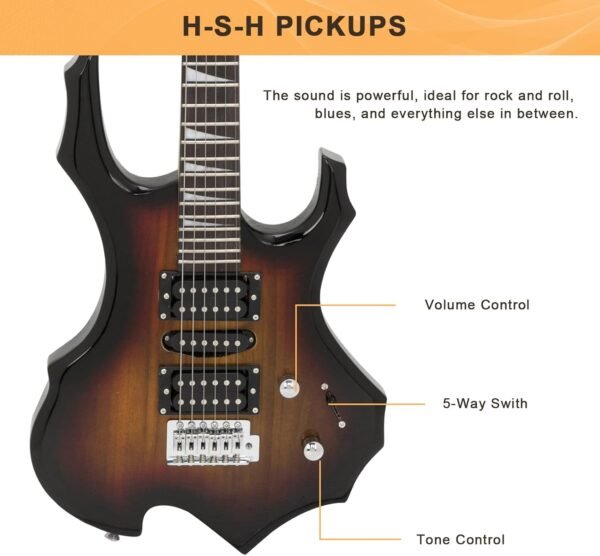 Glarry Electric Guitar Sunset Review Best Beginner Kit with HSH Pickups and Tremolo Glarry Electric Guitar Sunset Review Best Beginner Kit with HSH Pickups and Tremolo