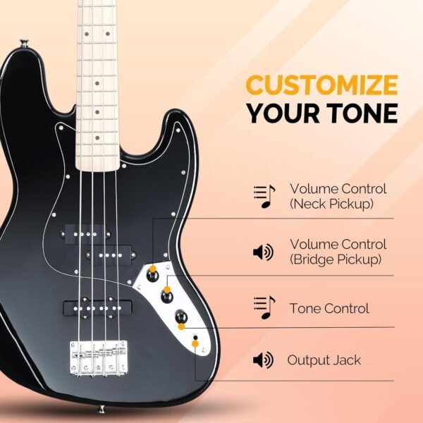 GLARRY GJazz Electric Bass Guitar Review with Amp Complete Starter Kit Insights GLARRY GJazz Electric Bass Guitar Review with Amp Complete Starter Kit Insights