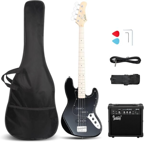 GLARRY GJazz Electric Bass Guitar Review with Amp Complete Starter Kit Insights GLARRY GJazz Electric Bass Guitar Review with Amp Complete Starter Kit Insights