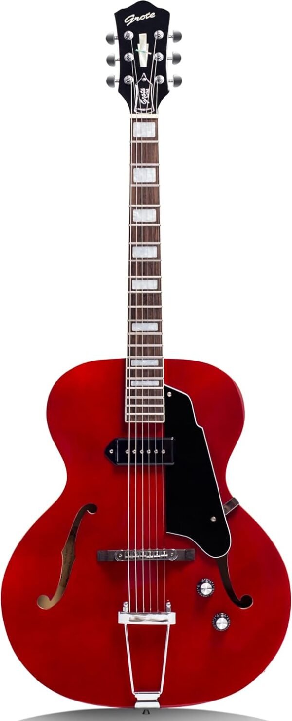 Grote Hollow Body Electric Guitar Review P90 Pickups and Maple Design Insights Grote Hollow Body Electric Guitar Review P90 Pickups and Maple Design Insights