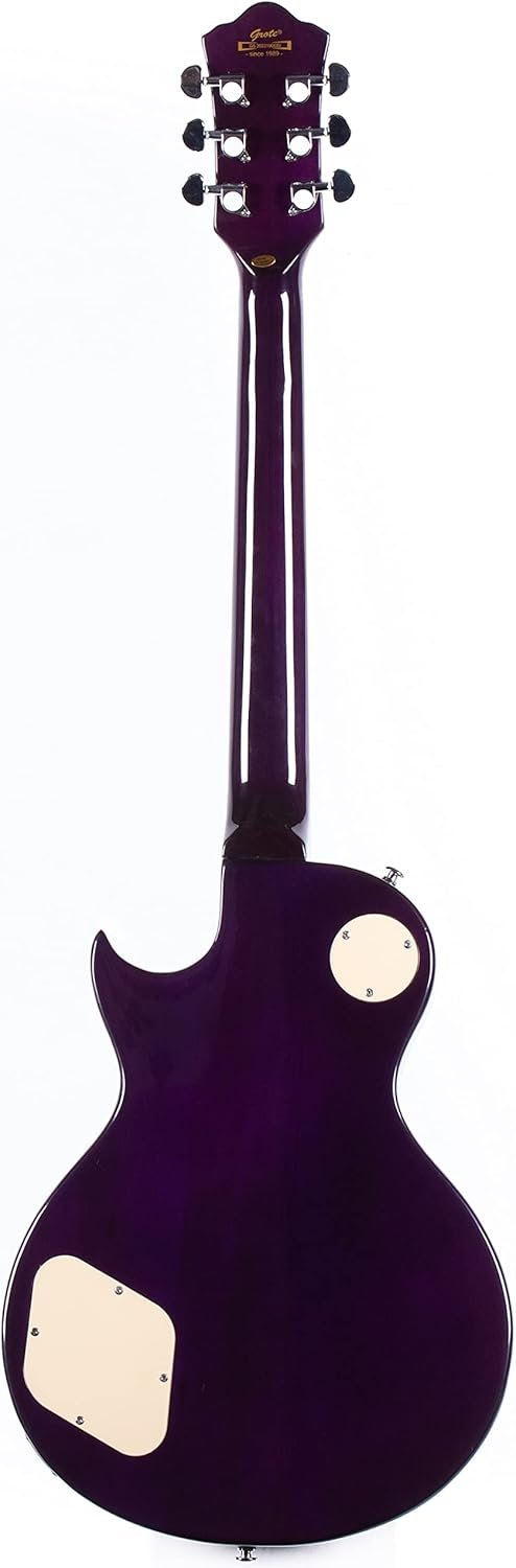 Grote LPYS-006 Solid Body Electric Guitar Review Purple Mahogany Finish Insight Grote LPYS-006 Solid Body Electric Guitar Review Purple Mahogany Finish Insight