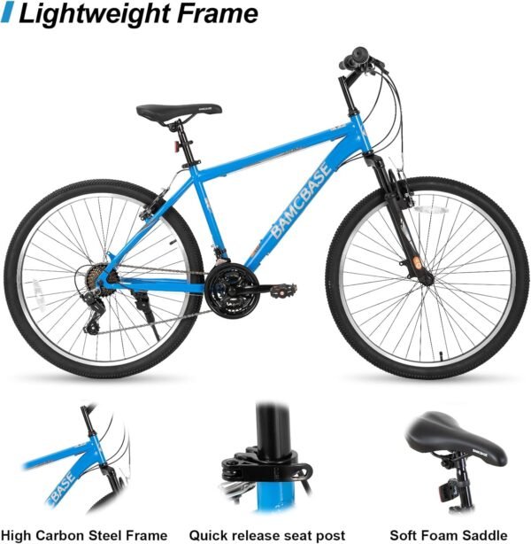 HH HILAND 26 Inch Mountain Bike Review Durable Steel Frame and 21-Speed Performance HH HILAND 26 Inch Mountain Bike Review Durable Steel Frame and 21-Speed Performance