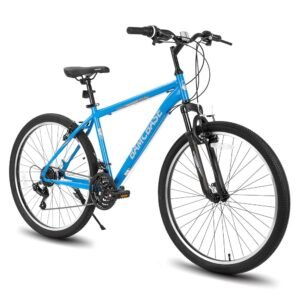 HILAND 26 27.5 29 Inch Mountain Bike, Mens Womens MTB with 21 Speeds, High-Tensile Steel Frame, V Brake, Hardtail Bicycle for Adults HILAND 26 27.5 29 Inch Mountain Bike, Mens Womens MTB with 21 Speeds, High-Tensile Steel Frame, V Brake, Hardtail Bicycle for Adults