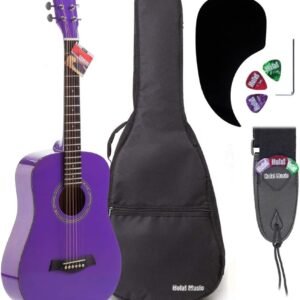 Hola! Music Acoustic Guitar Bundle for Beginners and Kids - 3/4 Size (36") Guitars - "Purple" Hola! Music Acoustic Guitar Bundle for Beginners and Kids - 3/4 Size (36") Guitars - "Purple"