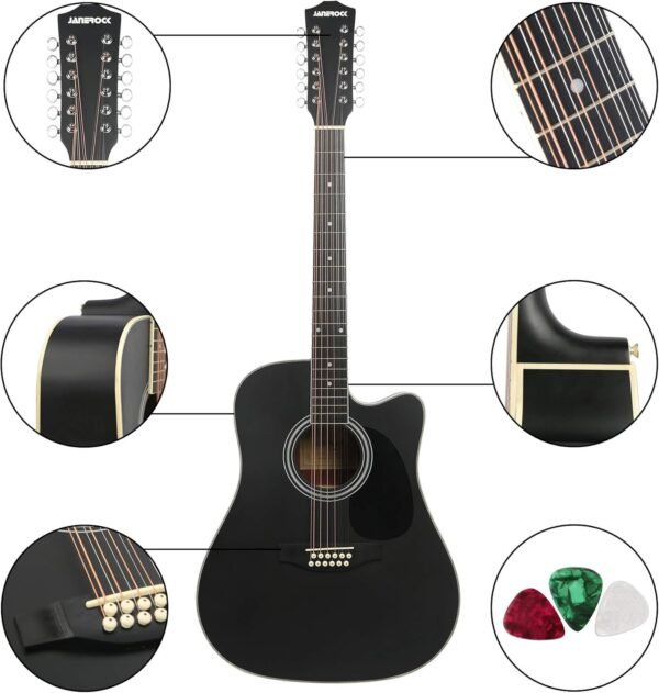 Janerock 12 String Acoustic Guitar Review Vibrant Tone and Durable Build Insights Janerock 12 String Acoustic Guitar Review Vibrant Tone and Durable Build Insights