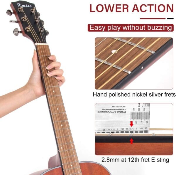 Kmise 4/4 Acoustic Guitar Review Best Steel String Sound and Playability Kmise 4/4 Acoustic Guitar Review Best Steel String Sound and Playability