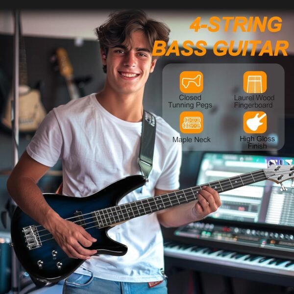 Ktaxon 4 String Electric Bass Guitar Review Best Beginner Kit with Rosewood Fingerboard Ktaxon 4 String Electric Bass Guitar Review Best Beginner Kit with Rosewood Fingerboard
