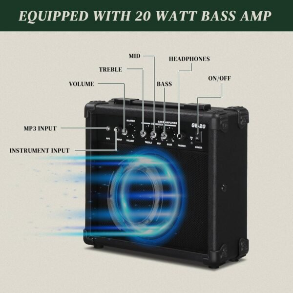Ktaxon 4 String Electric Bass Guitar Review Full Size Beginner Kit with Amp and Accessories Ktaxon 4 String Electric Bass Guitar Review Full Size Beginner Kit with Amp and Accessories