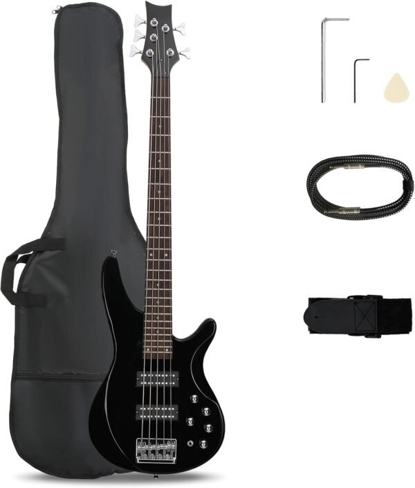 Ktaxon 5 String Electric Bass Guitar Review Ultimate Kit with Upgraded Features Ktaxon 5 String Electric Bass Guitar Review Ultimate Kit with Upgraded Features