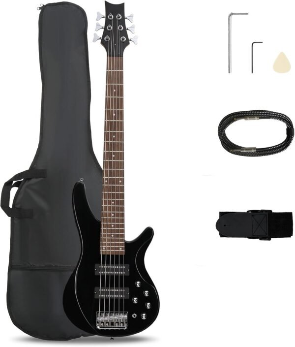 Ktaxon 6 String Electric Bass Guitar Review Unique Design and Versatile H-H Pickups Ktaxon 6 String Electric Bass Guitar Review Unique Design and Versatile H-H Pickups