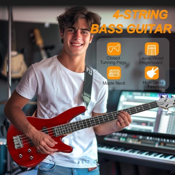 Ktaxon Electric Bass Guitar Review with 20W Amp and Maple Neck Performance Ktaxon Electric Bass Guitar Review with 20W Amp and Maple Neck Performance