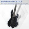 Ktaxon Full Size Electric Bass Guitar Review with Amp and Flame Design Features Ktaxon Full Size Electric Bass Guitar Review with Amp and Flame Design Features