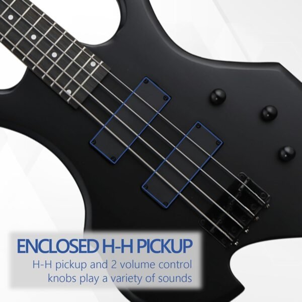 Ktaxon Full Size Electric Bass Guitar Review with Amp and Flame Design Features Ktaxon Full Size Electric Bass Guitar Review with Amp and Flame Design Features