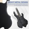 Ktaxon Full Size Electric Bass Guitar Review with Amp and Flame Design Features Ktaxon Full Size Electric Bass Guitar Review with Amp and Flame Design Features