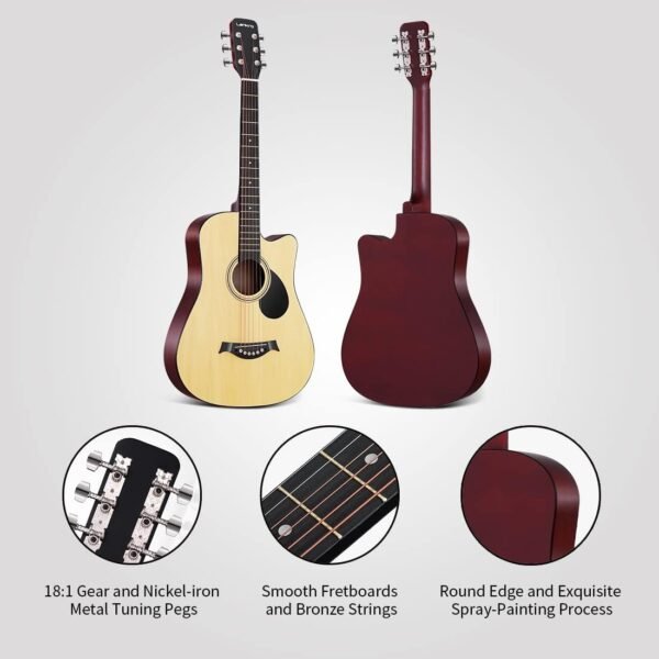 Lankro 38 Inch Acoustic Guitar Beginner Kit Review Best Starter Bundle Insight Lankro 38 Inch Acoustic Guitar Beginner Kit Review Best Starter Bundle Insight