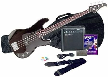 LB11 Bass Guitar and Amp Package, Liquid Black LB11 Bass Guitar and Amp Package, Liquid Black