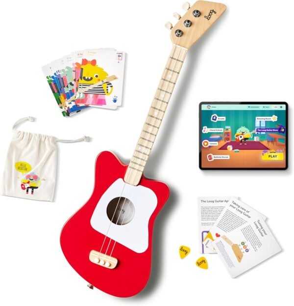 Loog Mini Acoustic Kids Guitar Review Best Beginner 3-String Guitar for Ages 3+ Loog Mini Acoustic Kids Guitar Review Best Beginner 3-String Guitar for Ages 3+
