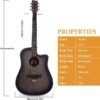 Lotmusic 41 Inch Acoustic Guitar Review Full-Size Dreadnought Cutaway Bundle Lotmusic 41 Inch Acoustic Guitar Review Full-Size Dreadnought Cutaway Bundle