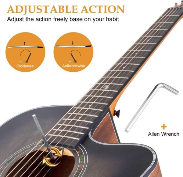Lotmusic 41 Inch Acoustic Guitar Review Full-Size Dreadnought Cutaway Bundle Lotmusic 41 Inch Acoustic Guitar Review Full-Size Dreadnought Cutaway Bundle