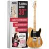 LyxPro 39” Electric Guitar TL Series, Full-Size Paulownia Wood Body, 3-Ply Pickguard, C-Shape Neck, Ashtray Bridge, Quality Gear Tuners, 3-Way Switch & Volume/Tone Controls, 2... LyxPro 39” Electric Guitar TL Series, Full-Size Paulownia Wood Body, 3-Ply Pickguard, C-Shape Neck, Ashtray Bridge, Quality Gear Tuners, 3-Way Switch & Volume/Tone Controls, 2...