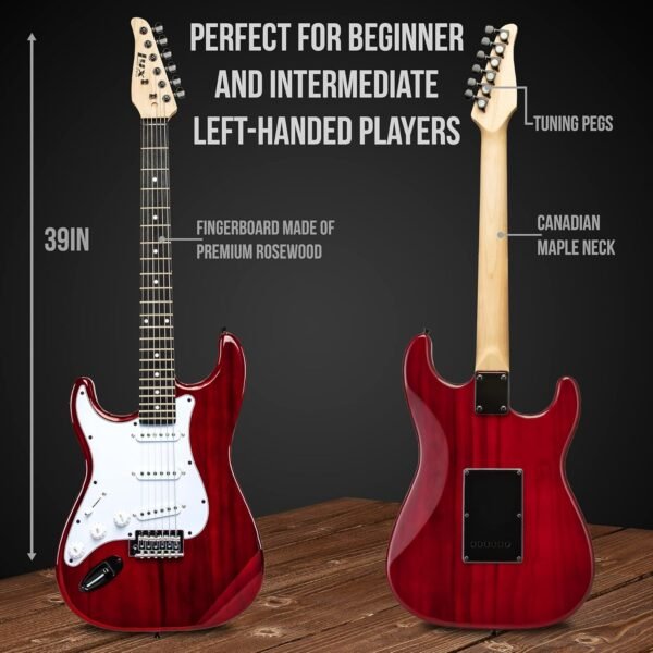 LyxPro Left Hand Electric Guitar Kit Review Solid Wood Sound and Playability Explored LyxPro Left Hand Electric Guitar Kit Review Solid Wood Sound and Playability Explored