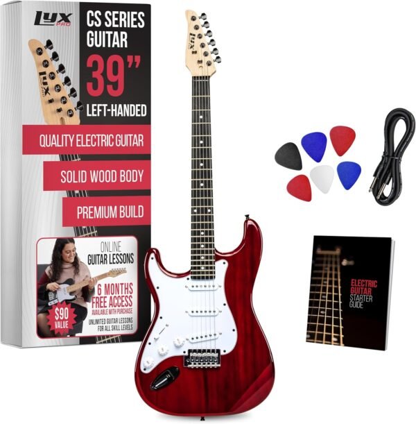 LyxPro Left Hand Electric Guitar Kit Review Solid Wood Sound and Playability Explored LyxPro Left Hand Electric Guitar Kit Review Solid Wood Sound and Playability Explored