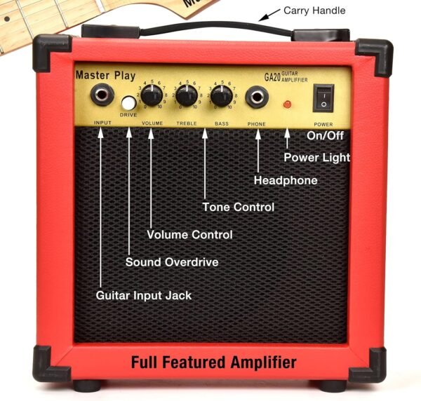 Master Play 30 Inch Electric Guitar Beginner Kit Review with Amp and Accessories Master Play 30 Inch Electric Guitar Beginner Kit Review with Amp and Accessories