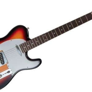 Monoprice Series 6 String Indio Retro Classic Electric Guitar with Gig Bag, Sunburst, Right, (610263) |25.5 Inches| Monoprice Series 6 String Indio Retro Classic Electric Guitar with Gig Bag, Sunburst, Right, (610263) |25.5 Inches|