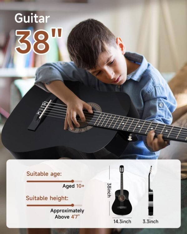 Moukey 38 Inch Acoustic Guitar Review Best Beginner Kit with Nylon Strings Moukey 38 Inch Acoustic Guitar Review Best Beginner Kit with Nylon Strings