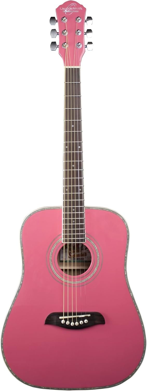 Oscar Schmidt OG1P-A Pink Acoustic Guitar Review Perfect for Students and Small Hands Oscar Schmidt OG1P-A Pink Acoustic Guitar Review Perfect for Students and Small Hands