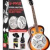 Pyle Acoustic Electric Guitar PGA500BR Review Full Size Resonator with Built-In Preamp Pyle Acoustic Electric Guitar PGA500BR Review Full Size Resonator with Built-In Preamp