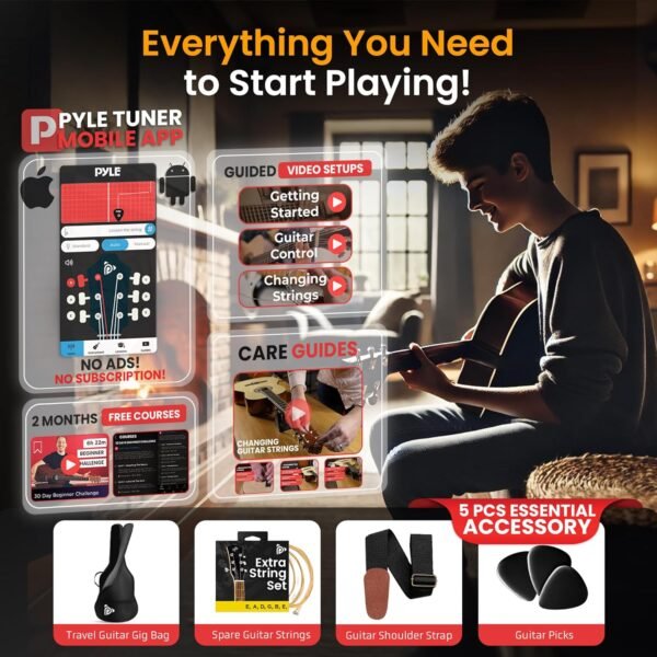Pyle Acoustic Electric Guitar PGA500BR Review Full Size Resonator with Built-In Preamp Pyle Acoustic Electric Guitar PGA500BR Review Full Size Resonator with Built-In Preamp