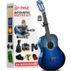 Pyle Beginner Acoustic Guitar Kit, 1/2 Junior Size All Wood Build Nylon String Instrument with Capo, Strap, Extra String Set, Gig Bag, Guitars for Beginners Adults Youth, 34"... Pyle Beginner Acoustic Guitar Kit, 1/2 Junior Size All Wood Build Nylon String Instrument with Capo, Strap, Extra String Set, Gig Bag, Guitars for Beginners Adults Youth, 34"...