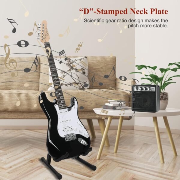 SAYHA Electric Guitar Review Best Beginner Kit with Solid Basswood Body and Amp SAYHA Electric Guitar Review Best Beginner Kit with Solid Basswood Body and Amp