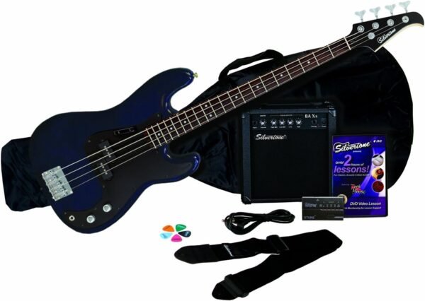 Silvertone LB11 Bass Guitar Package Review Complete Starter Kit with Amp and Accessories Silvertone LB11 Bass Guitar Package Review Complete Starter Kit with Amp and Accessories