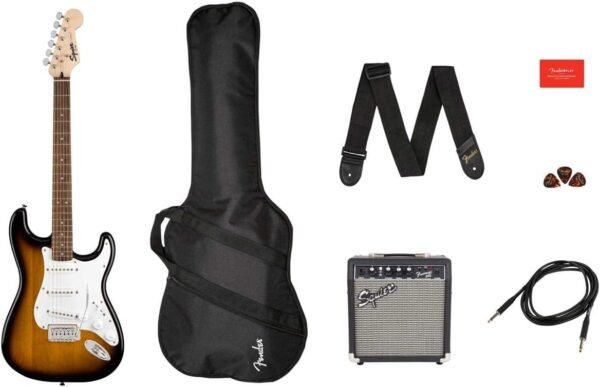 Squier Stratocaster Electric Guitar Pack Fender Review Perfect for Beginners and Jam Sessions Squier Stratocaster Electric Guitar Pack Fender Review Perfect for Beginners and Jam Sessions