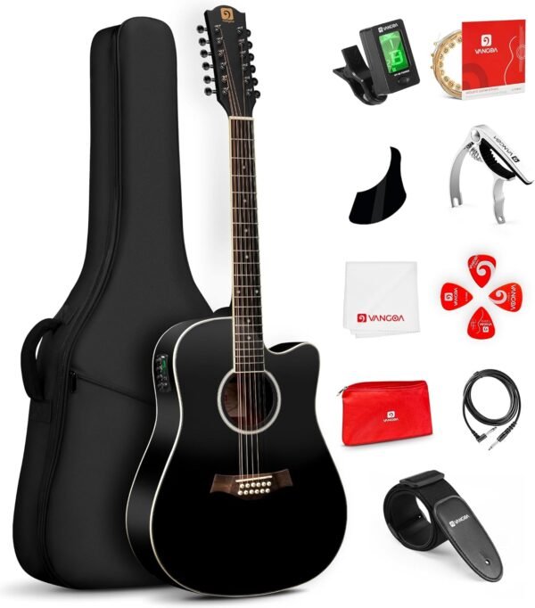 Vangoa 12 String Acoustic Electric Guitar Review Best Sound and Playability for Beginners Vangoa 12 String Acoustic Electric Guitar Review Best Sound and Playability for Beginners