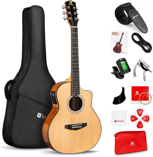 Vangoa 3/4 Size Electric Acoustic Guitar Review Best Beginner Acoustic-Electric Bundle Vangoa 3/4 Size Electric Acoustic Guitar Review Best Beginner Acoustic-Electric Bundle