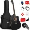 Vangoa Acoustic Electric Guitar Review Full Size Matte Black Bundle for Beginners Vangoa Acoustic Electric Guitar Review Full Size Matte Black Bundle for Beginners