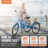 VEVOR Folding Adult Tricycle Review Durable Carbon Steel 24-Inch 3 Wheel Cruiser VEVOR Folding Adult Tricycle Review Durable Carbon Steel 24-Inch 3 Wheel Cruiser