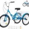 VEVOR Folding Adult Tricycle Review Durable Carbon Steel 24-Inch 3 Wheel Cruiser VEVOR Folding Adult Tricycle Review Durable Carbon Steel 24-Inch 3 Wheel Cruiser