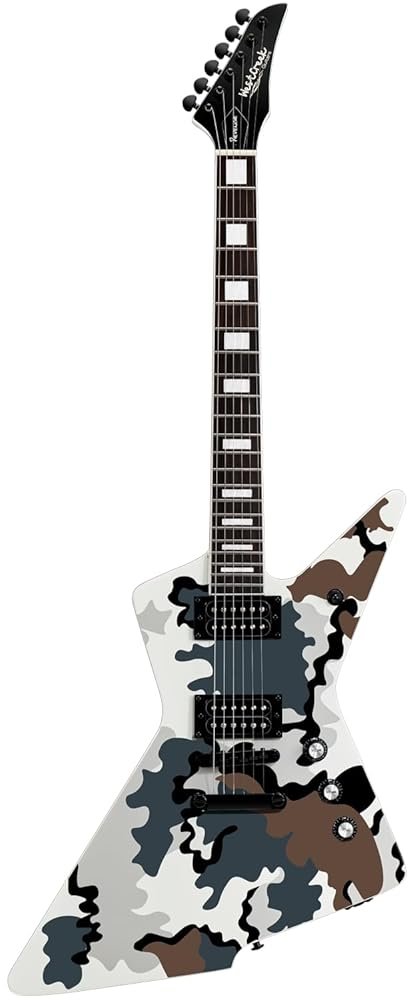 WestCreek Revenge Solid Body Electric Guitar, Heavy Metal Guitar, Right Handed, Alnico Humbucker Pickups, Rounded End Jumbo Frets, Bone nut, Rosewood Fretboard, Mahogany Body WestCreek Revenge Solid Body Electric Guitar, Heavy Metal Guitar, Right Handed, Alnico Humbucker Pickups, Rounded End Jumbo Frets, Bone nut, Rosewood Fretboard, Mahogany Body