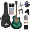 WINZZ HAND RUBBED Series - 40 Inches Cutaway Acoustic Acustica Guitar Beginner Starter Bundle with Online Lessons, Padded Bag, Stand, Tuner, Capo, Guitar Chords, Strap, Picks,... WINZZ HAND RUBBED Series - 40 Inches Cutaway Acoustic Acustica Guitar Beginner Starter Bundle with Online Lessons, Padded Bag, Stand, Tuner, Capo, Guitar Chords, Strap, Picks,...