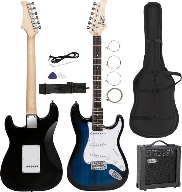 ZENY 39 Inch Electric Guitar Beginner Kit Review with Amp Case and Accessories ZENY 39 Inch Electric Guitar Beginner Kit Review with Amp Case and Accessories
