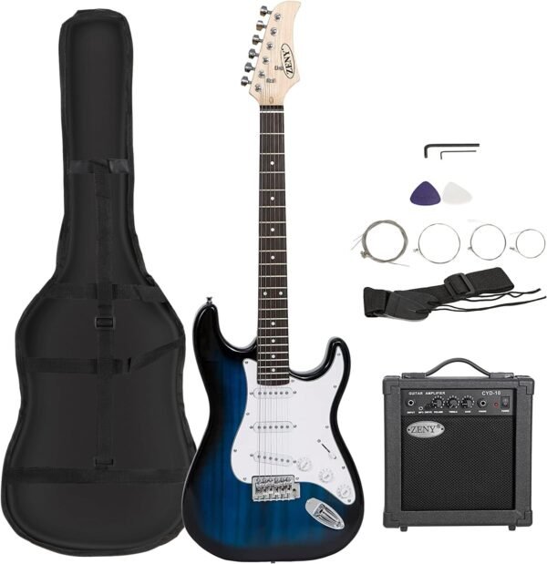 ZENY 39 Inch Electric Guitar Beginner Kit Review with Amp Case and Accessories ZENY 39 Inch Electric Guitar Beginner Kit Review with Amp Case and Accessories